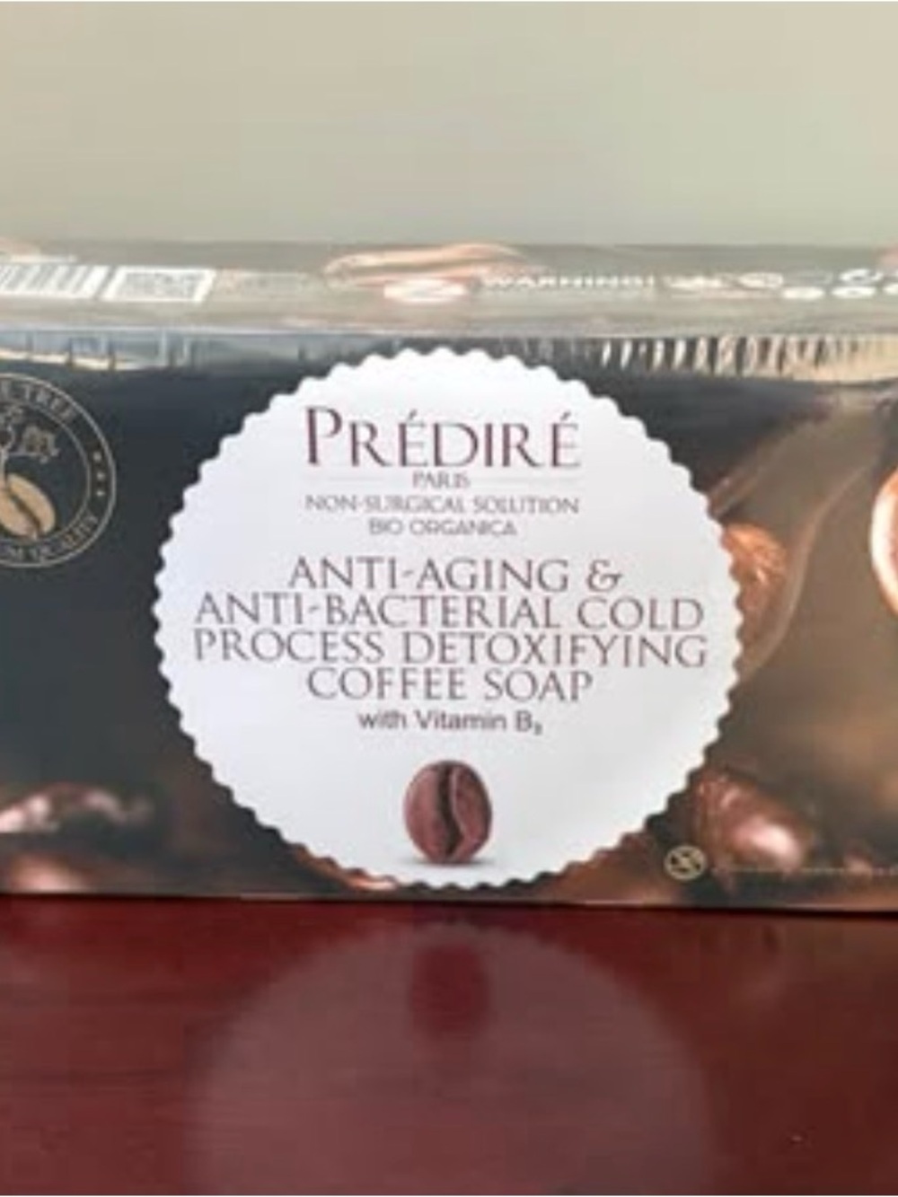 Predire Paris Anti-Aging Anti-Bacterial Cold Process Detoxifying Coffee Soap